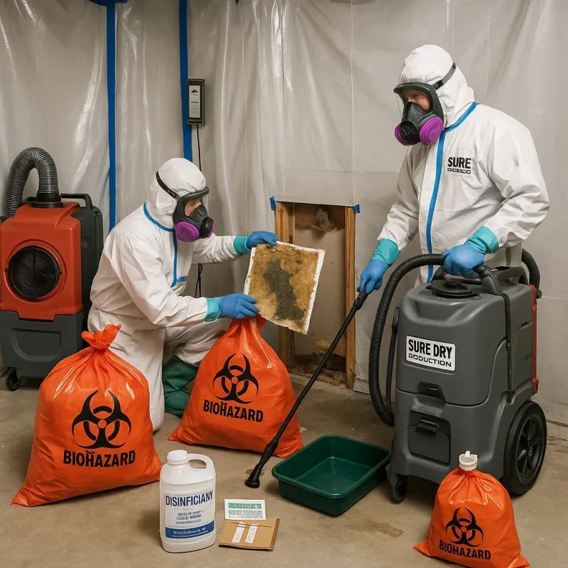 Contaminated Water Handling Protocols process in Iota, LA